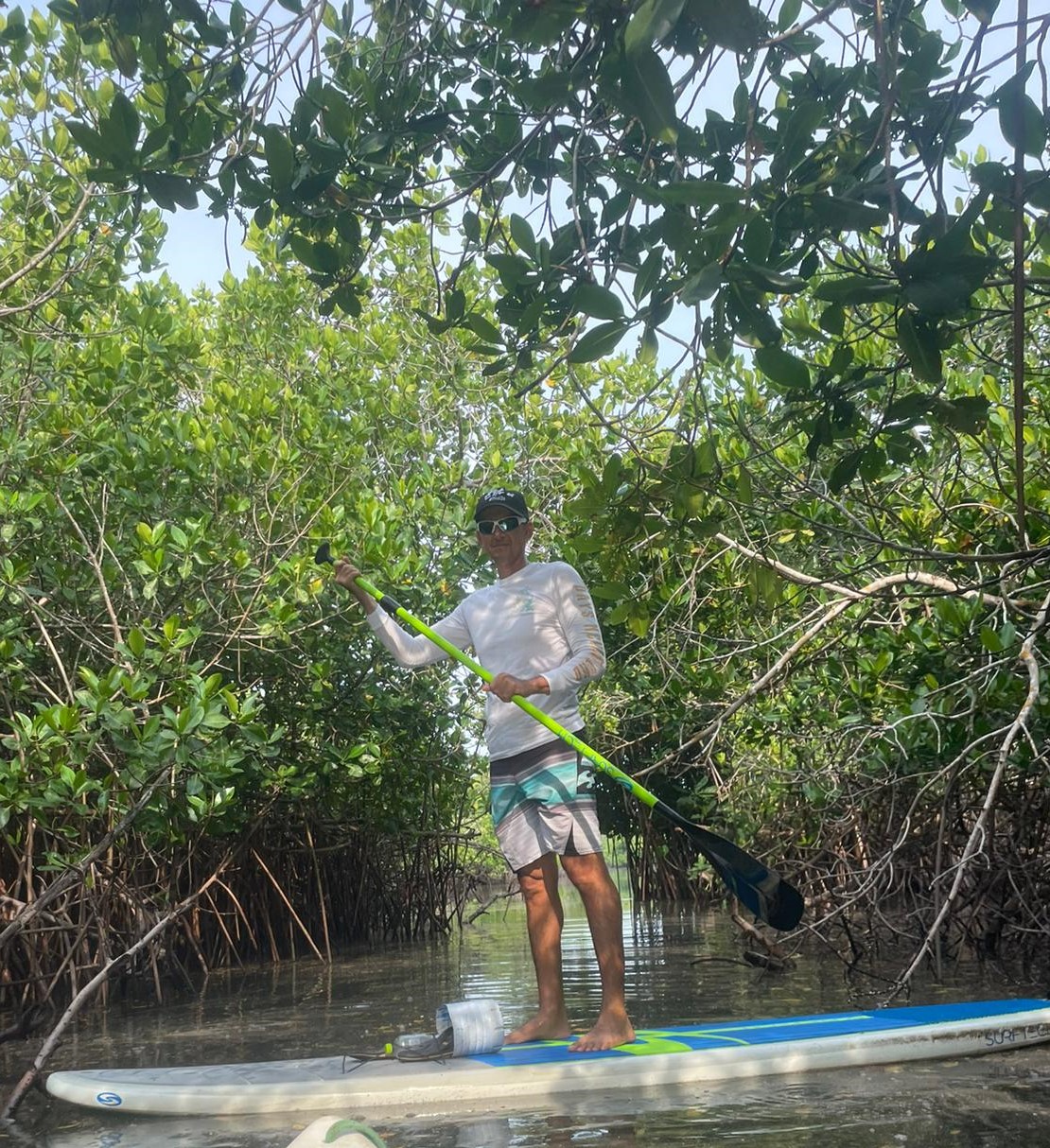Barra de Potosi mangroves paddle board